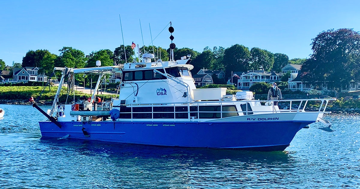 CSA Ocean Sciences Launches Research Vessel (R/V) Dolphin