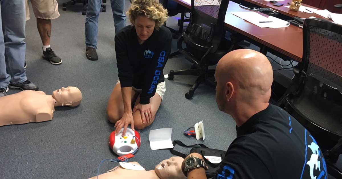 CSA Divers Receive Diving Emergency Management Training