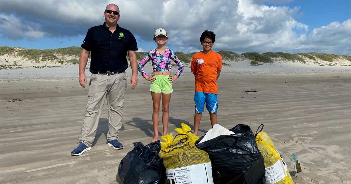 CSA Attends TGLO Adopt-A-Beach Cleanup Event on Padre Island