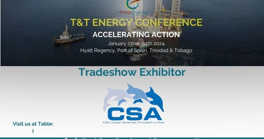 Join CSA Ocean Sciences at the Trinidad and Tobago Energy Conference and Tradeshow 2024: Accelerating Action