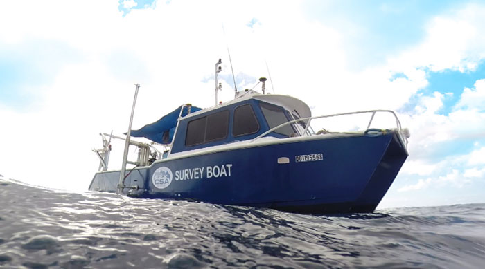 CSA survey boat arrives in St Croix